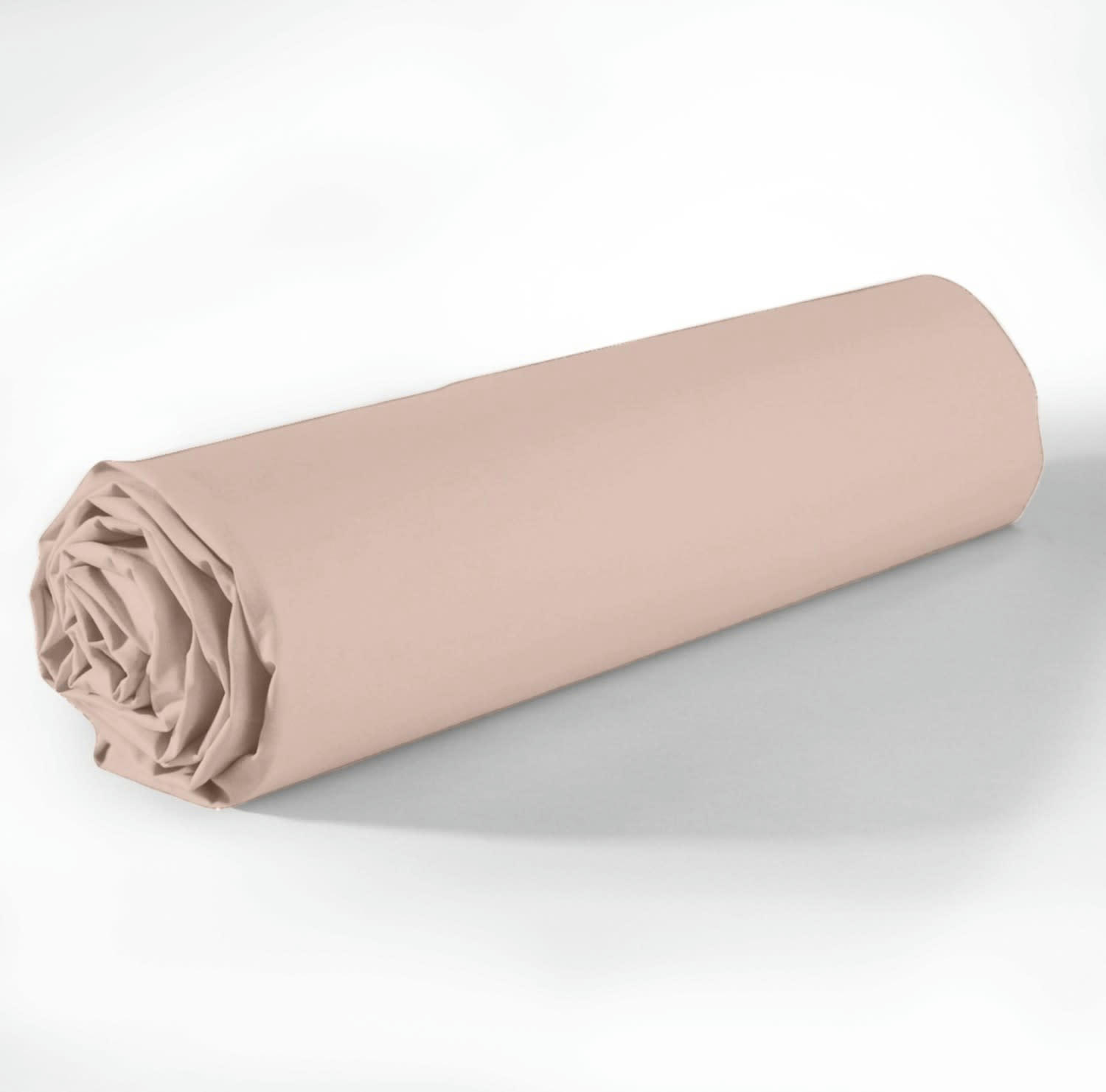 UNI BP - Drap Housse coton rose 200x200 cm
