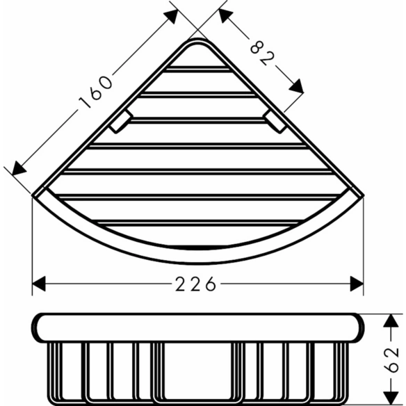 Seifenkorb, »Logis Universal«, Ø 22,6 cm, chromfarben