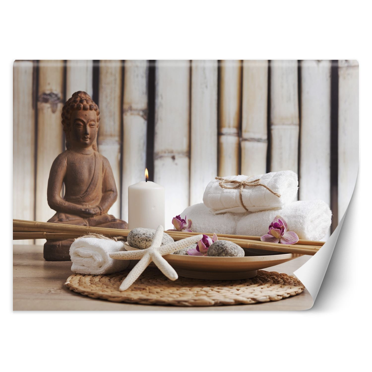 Feeby Fototapeta, Budda spa medytacja 150x105