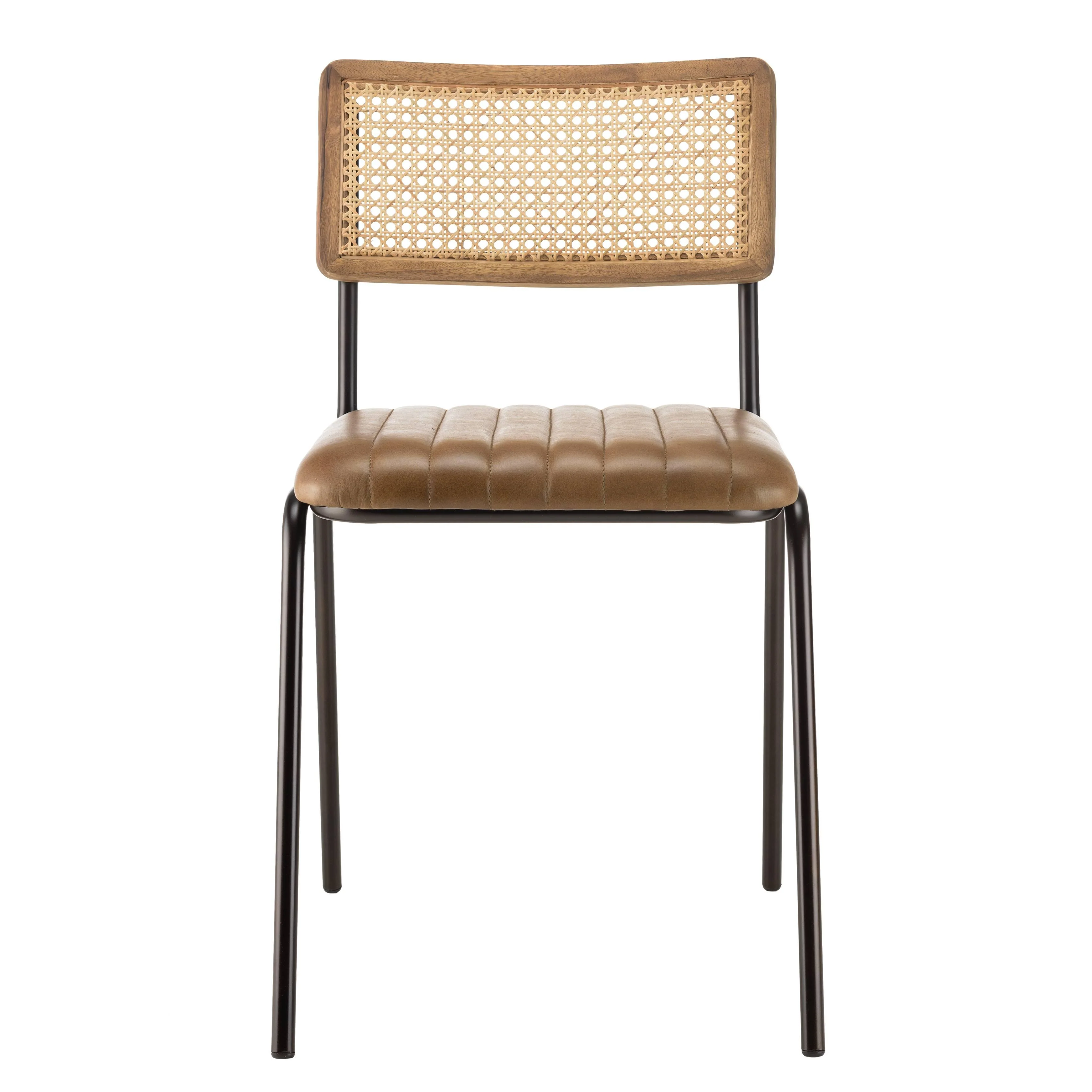 Set van 2 eetkamerstoelen Marcello leer