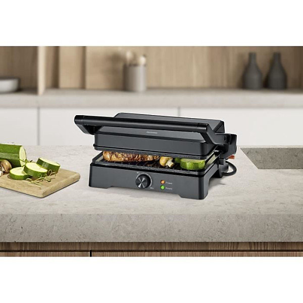 Grill SEVERIN - KG2391 - Surface de cuisson 28x17cm - Ouverture 180C - 1800W