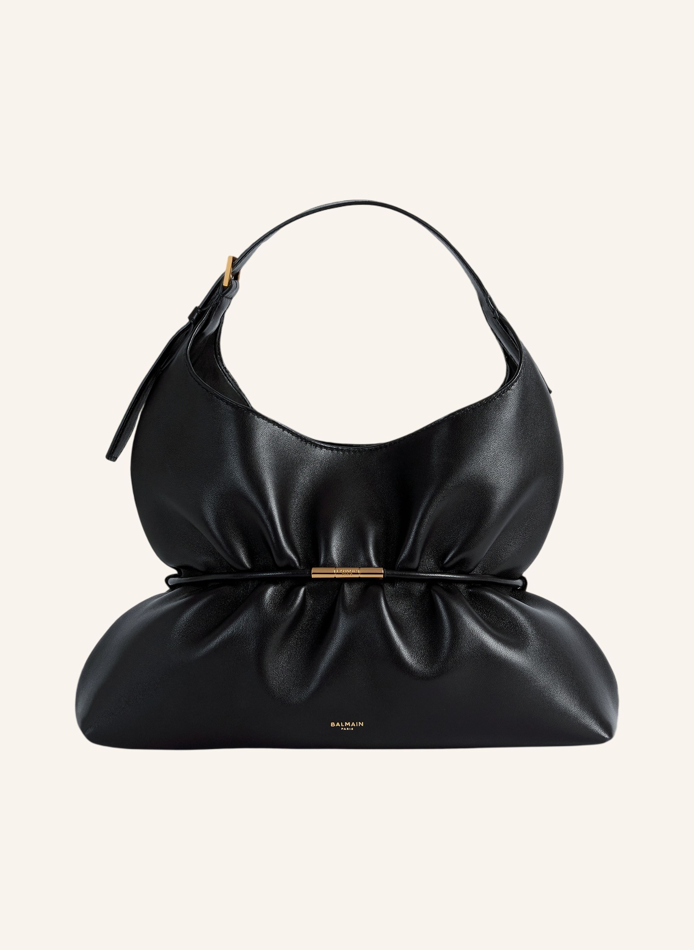 BALMAIN Mittelgroße Tasche SPHYNX aus Glattleder