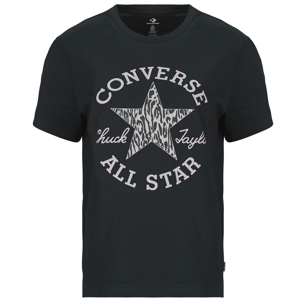 Converse - ANIMAL PRINT INFILL STANDARD FIT TEE - Black