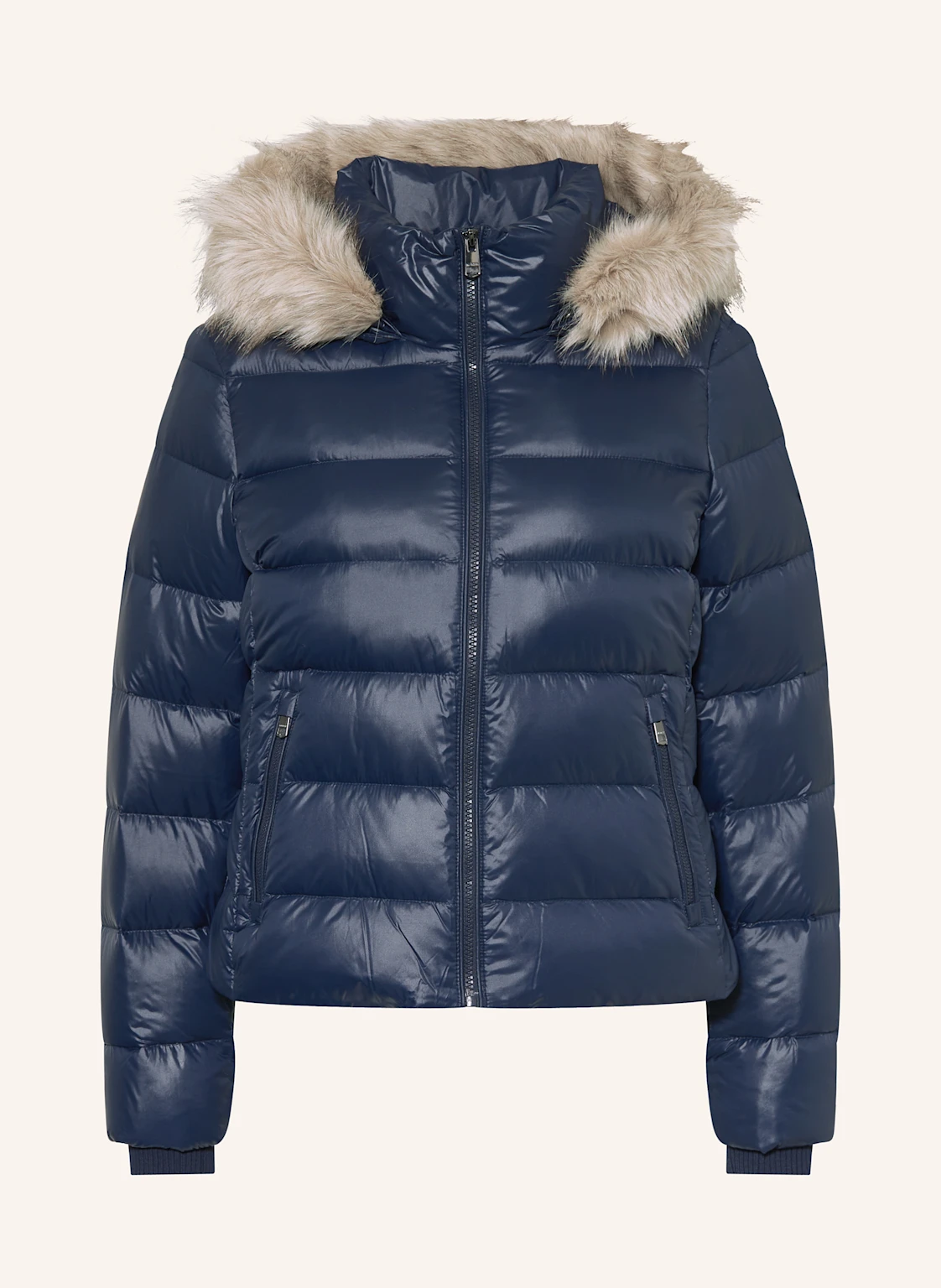 TOMMY HILFIGER Daunenjacke mit abnehmbarem Kunstfell