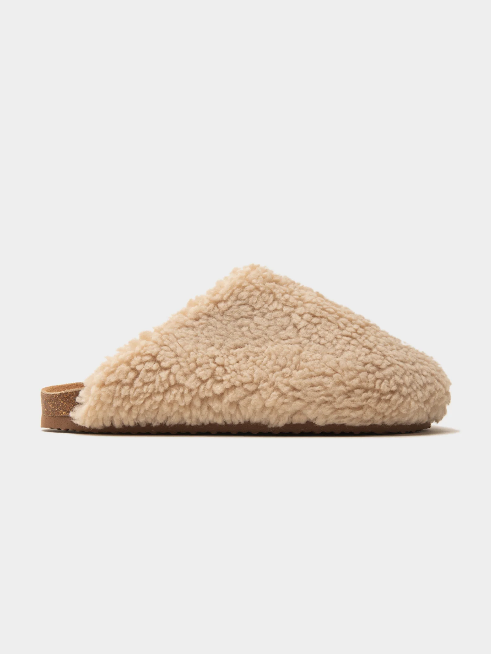 Womens Brenda Sherpa Slides