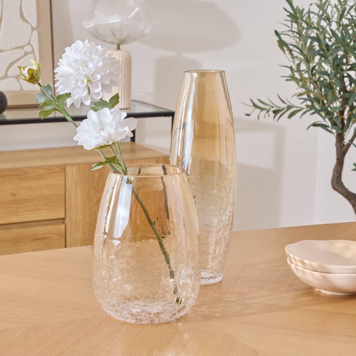 Vase "Alexis" Transparent, H.40 cm