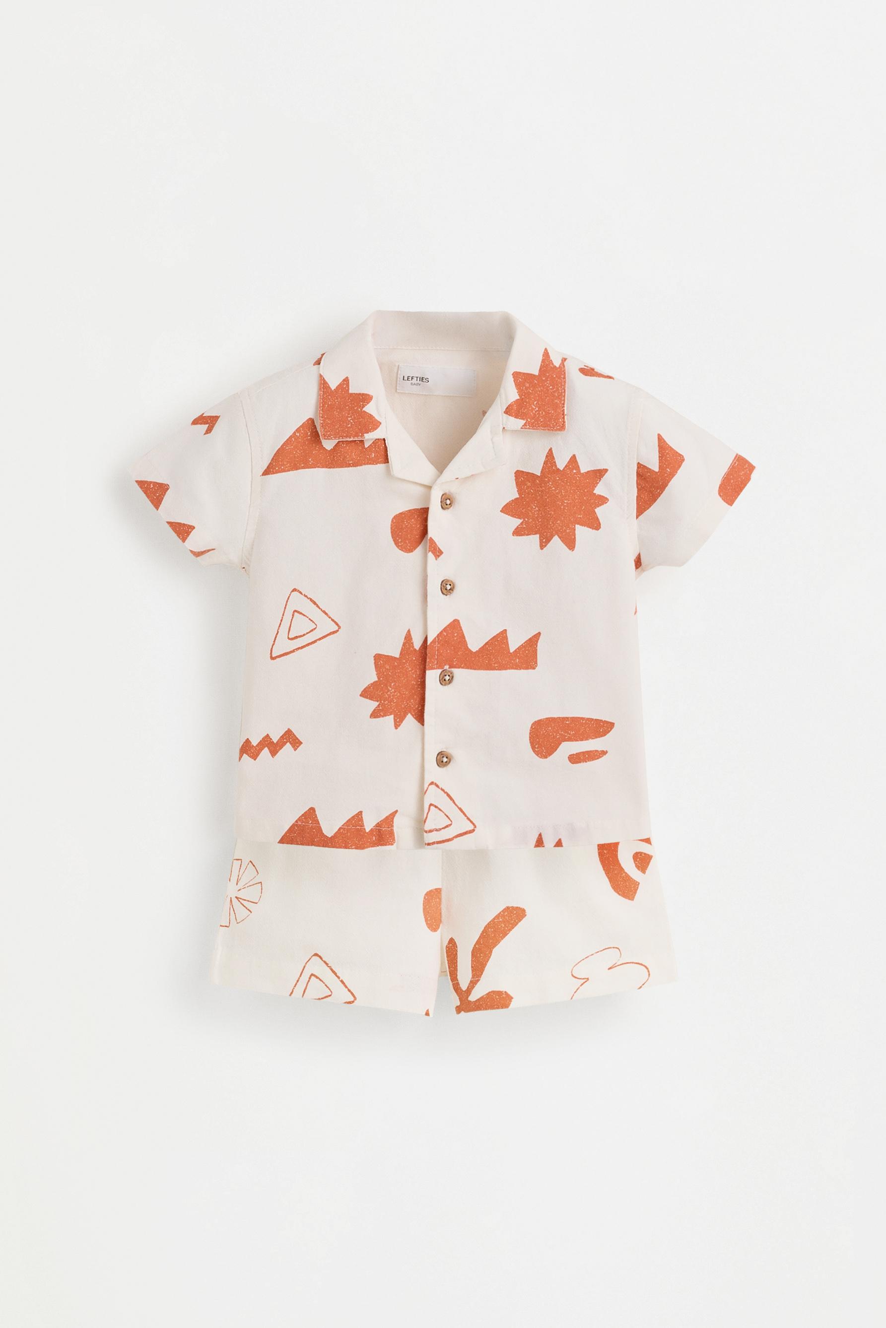 Set camisa y bermuda estampado