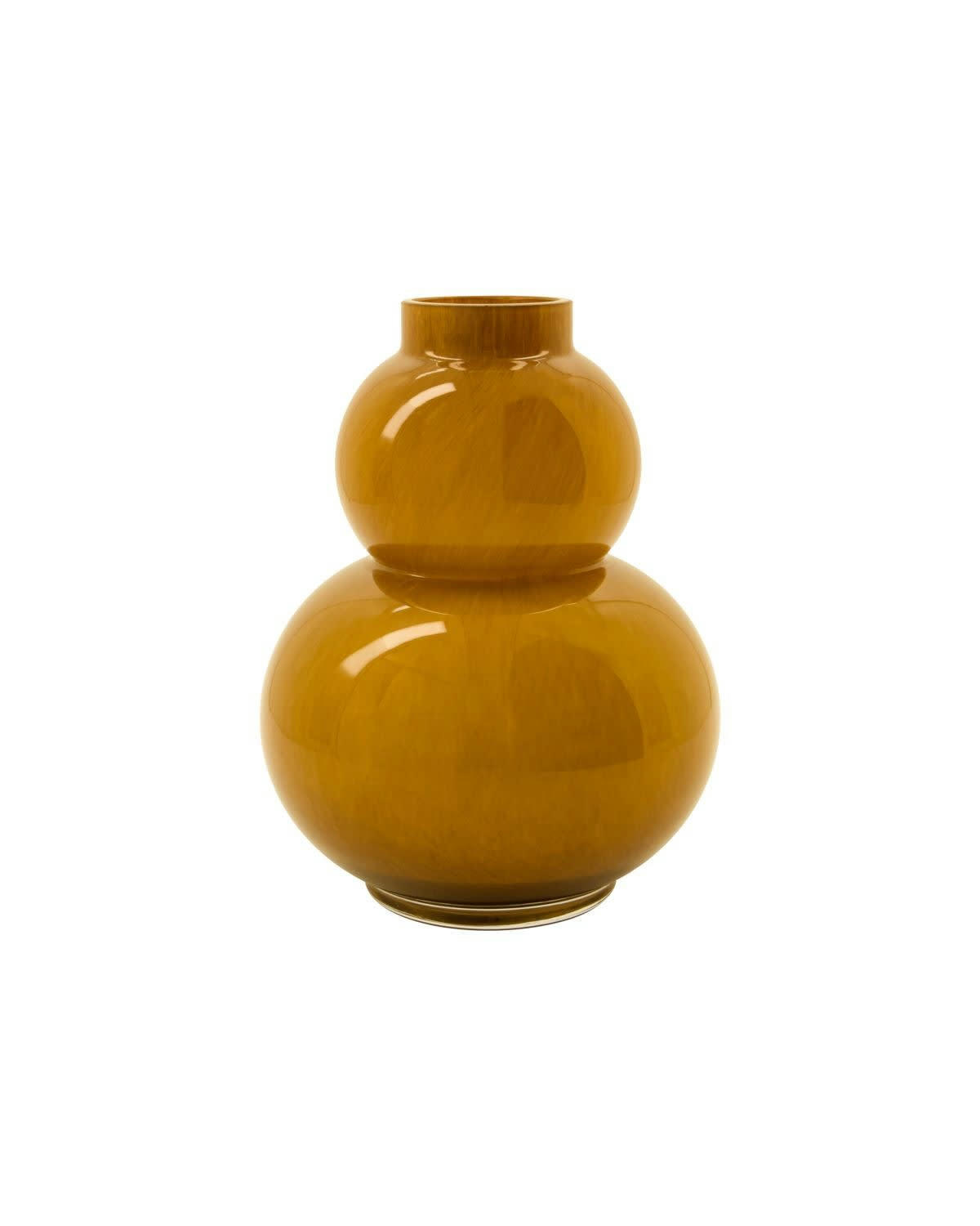 - Vase Verre Ambre 18X18