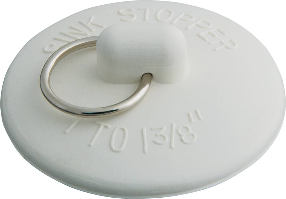 PlumbShop Rubber Sink/Basin/Drain Stopper, 1-3/8-in