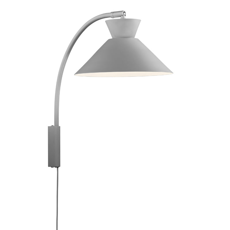 Nordlux Dial Wandlamp - Ø25cm - E27 - Grijs