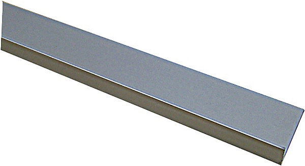 Cornière inégale alu anodisé incolore 25 x 15 mm, 1 m
