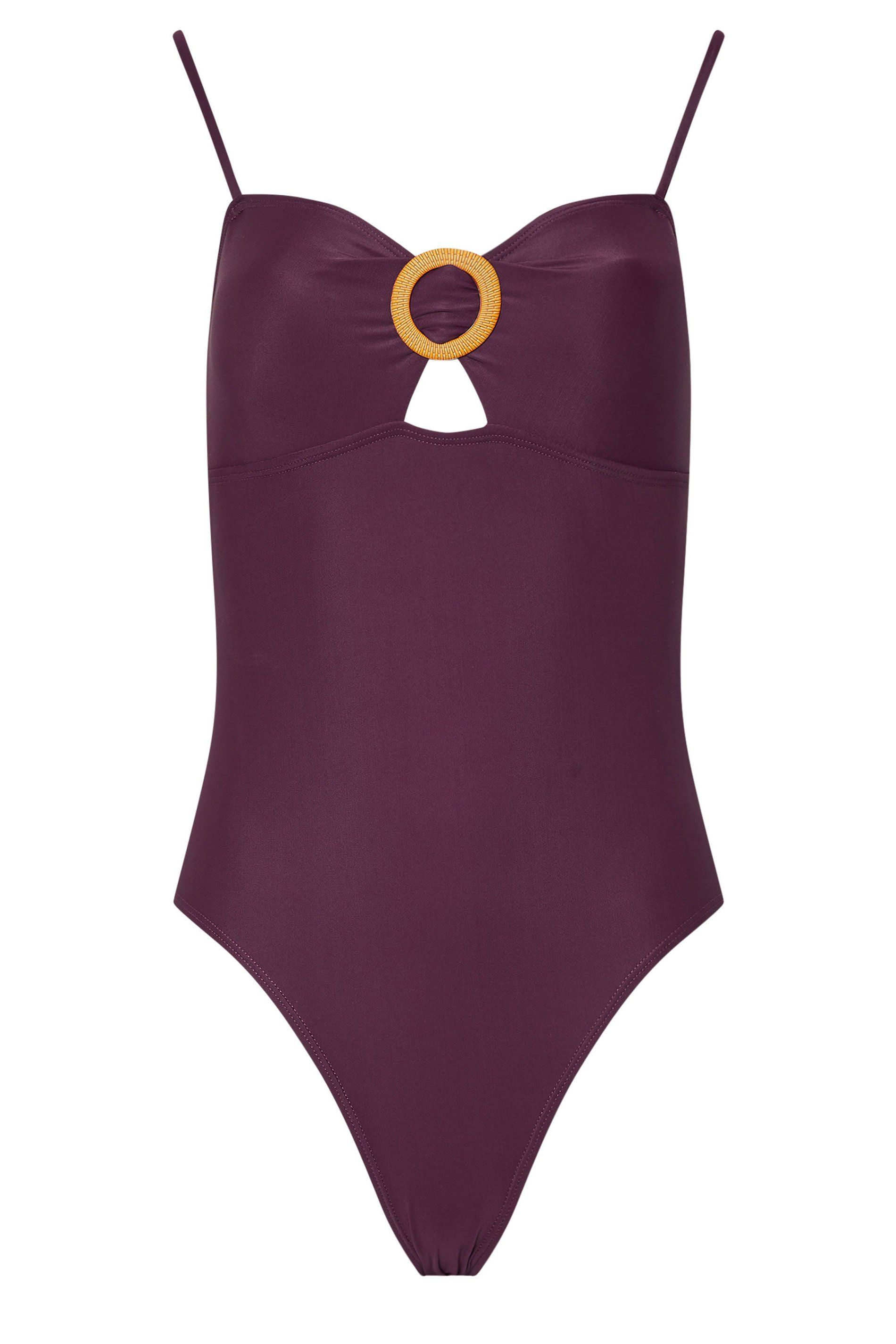 Long Tall Sally Tall Raffia Buckle Swimsuit