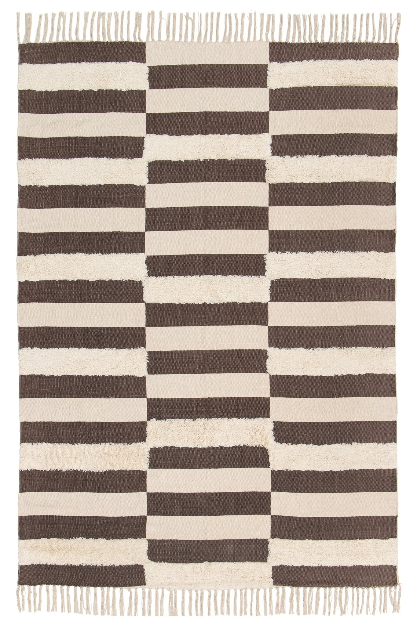 AFK Living vloerkleed - natuurlijke stijl - Katoen - 160 x 230 cm