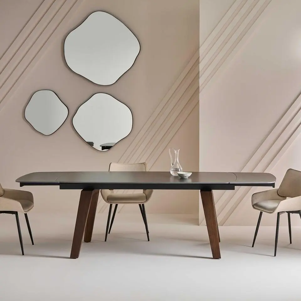 Signature - VECCHIO Eettafel - Grijs - 90x180x76 cm