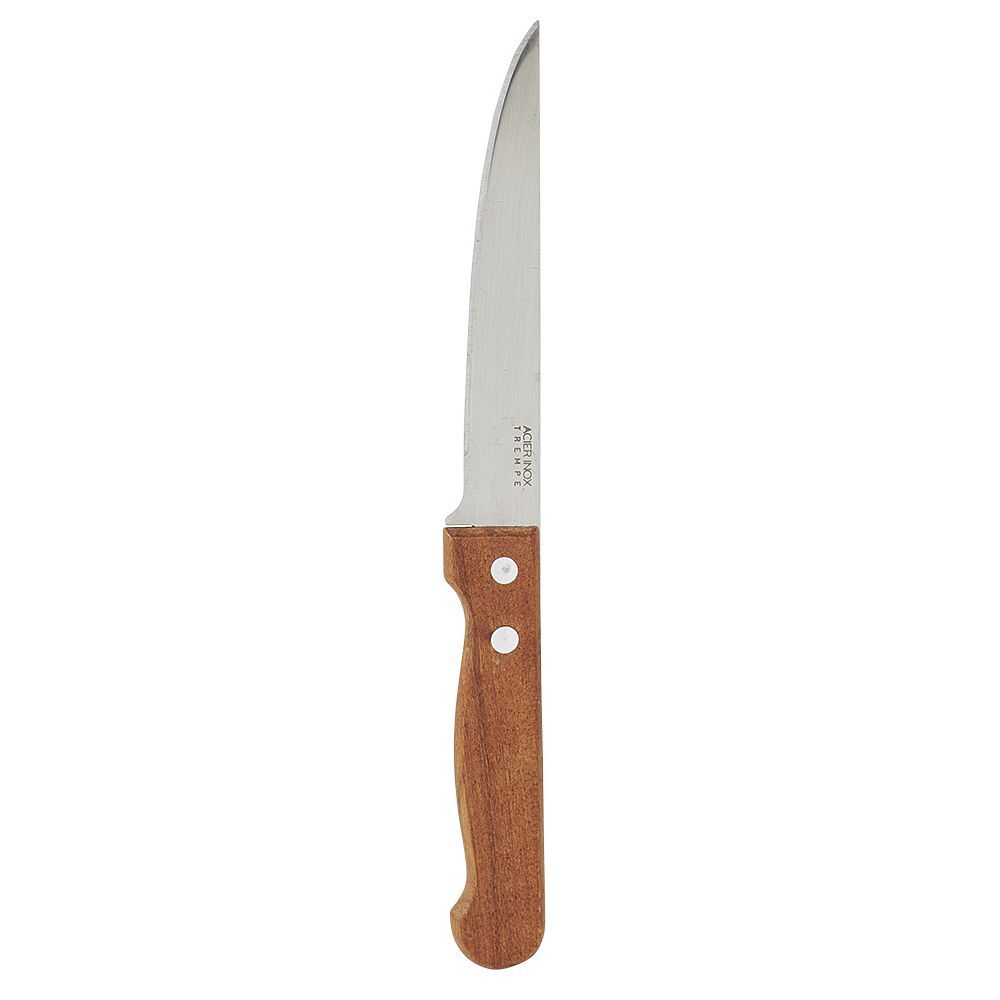 Couteau à grillade manche bois bubinga lame inox 11 cm