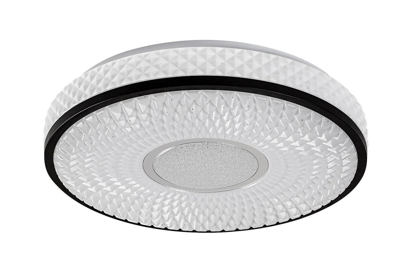 Plafon SEDONA2okrągły biało-czarny LED 1x24W 39,5cm 1680lm IP20 Rabalux