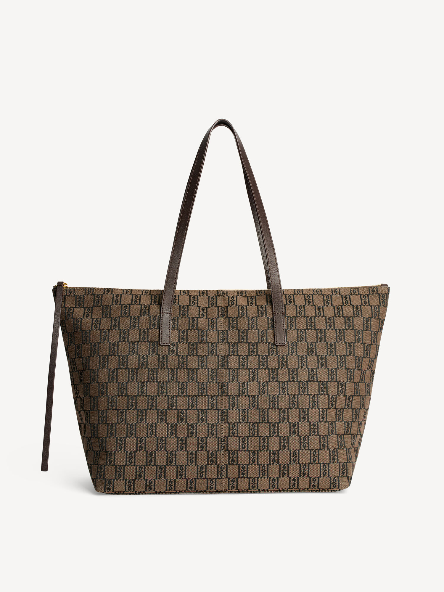 Carva monogrammønstret tote-taske