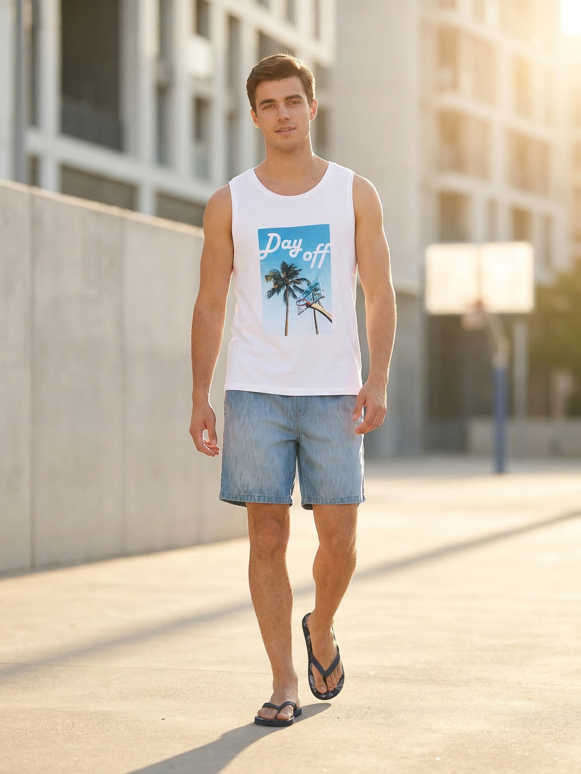Szorty jeansowe loose jogger z efektem sprania