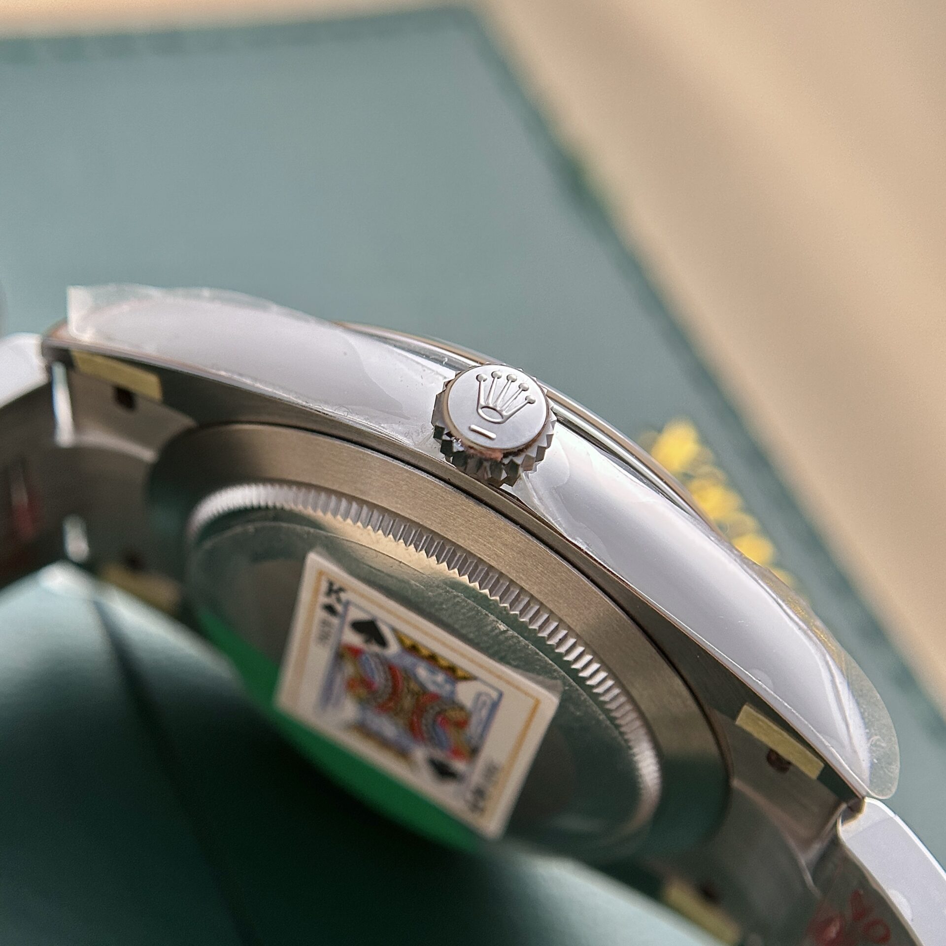 Rolex Oyster Perpetual 124300 316L Steel Green Dial 41mm Oyster AAA Replica