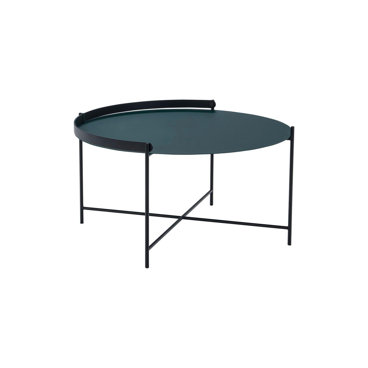EDGE bakkebord, pine green/black