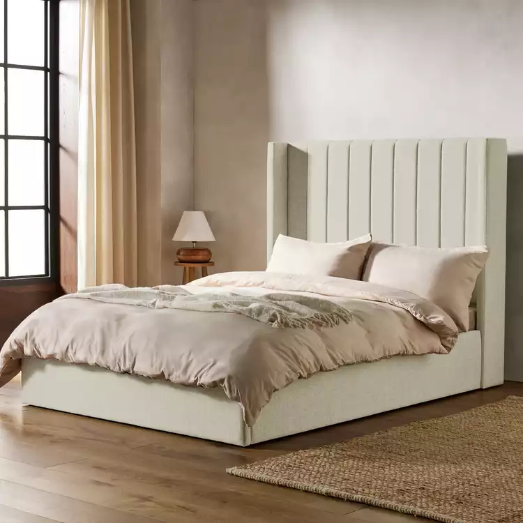 Habitat Kempley Small Double End Lift Ottoman Bed - Cream