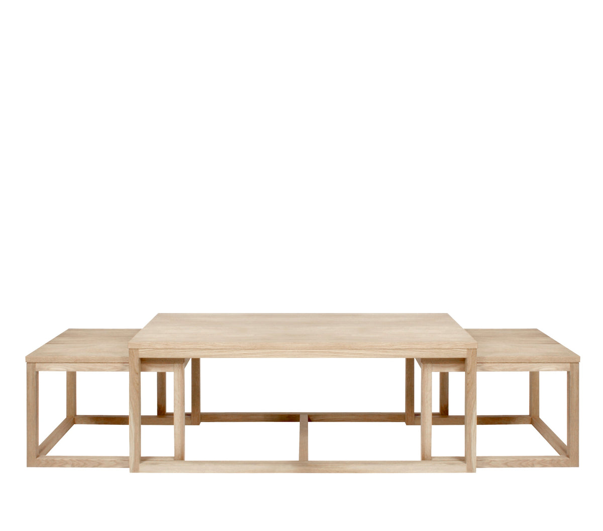 Rebellenclub Salontafel Tjele - 120 x 60 cm - Eiken fineer