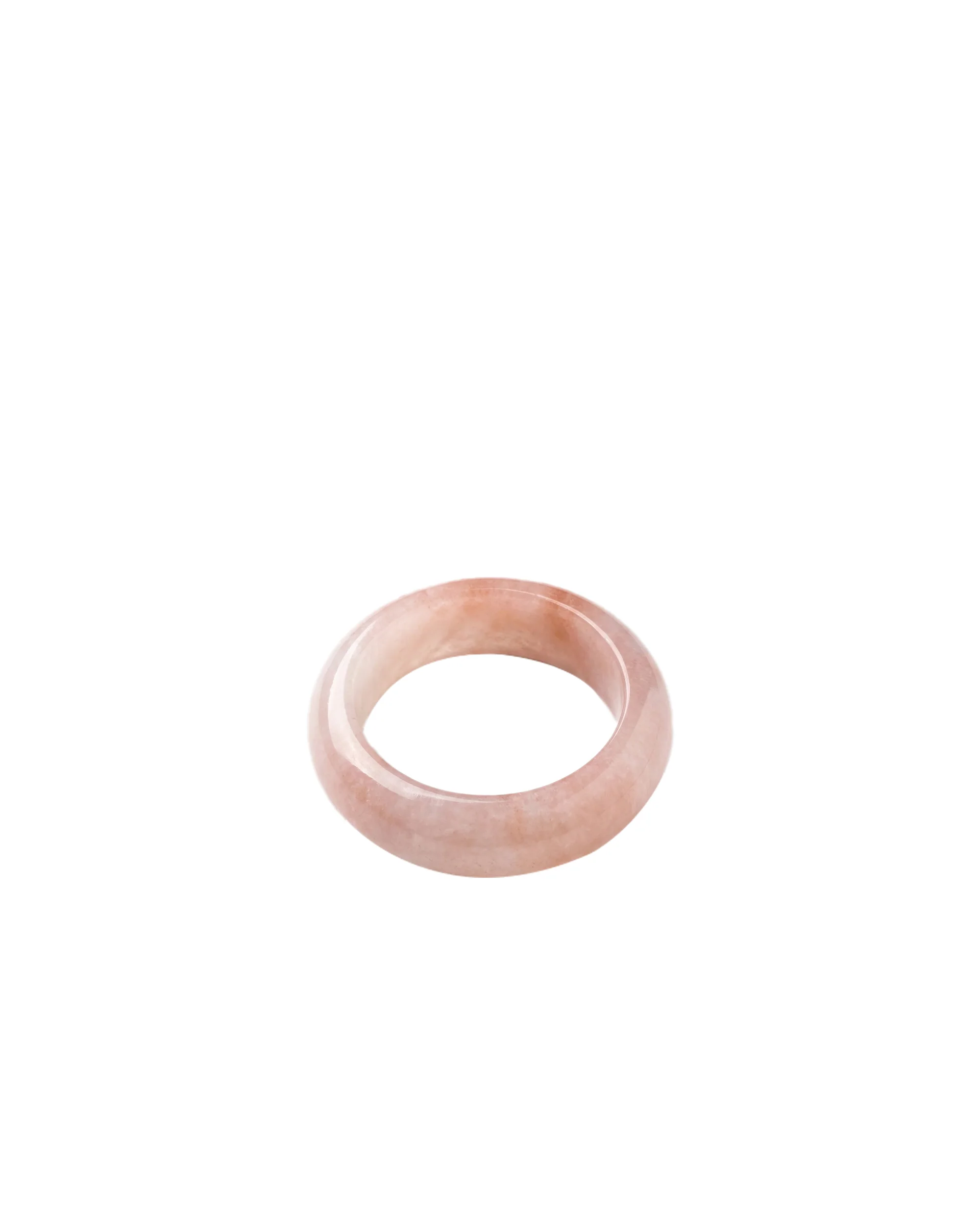 Peach Blossom — Pink Jade Stone Ring