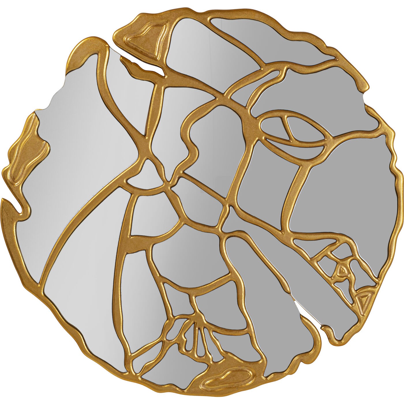 Kare Design Spiegel Pieces Ø100cm goud