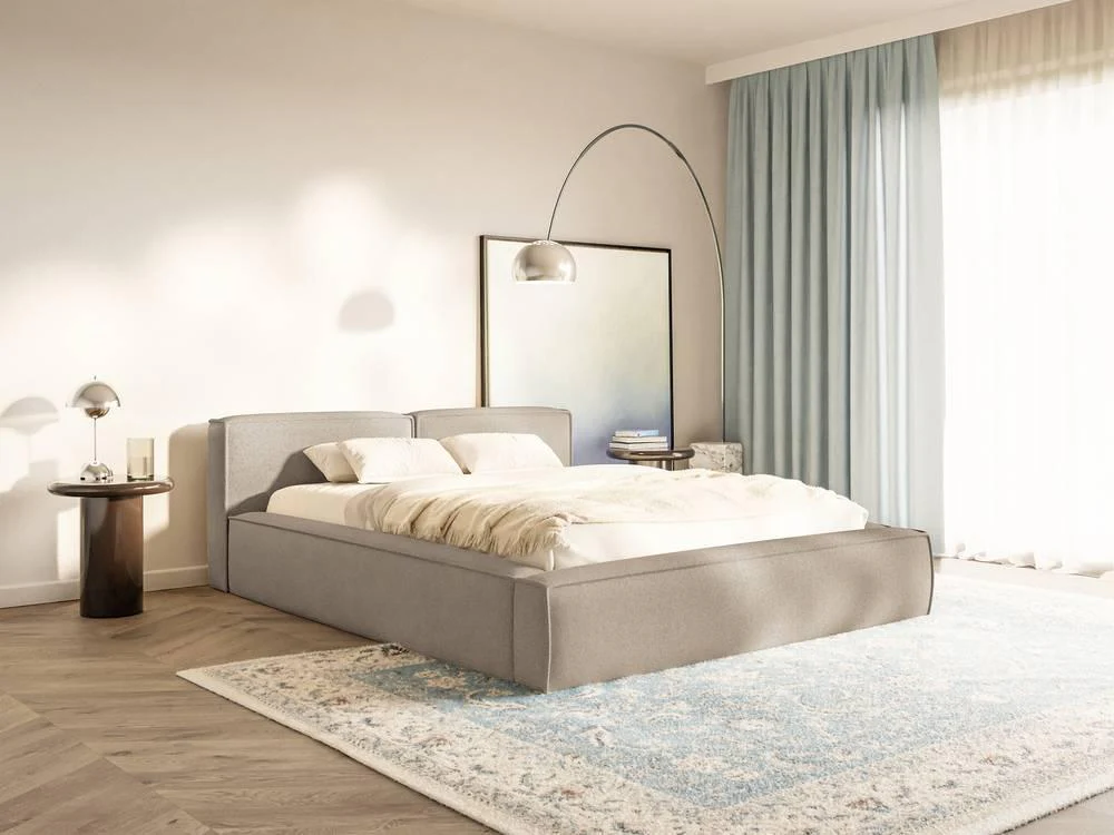 Bedframe Remera Slim chenille 140 x 200 cm