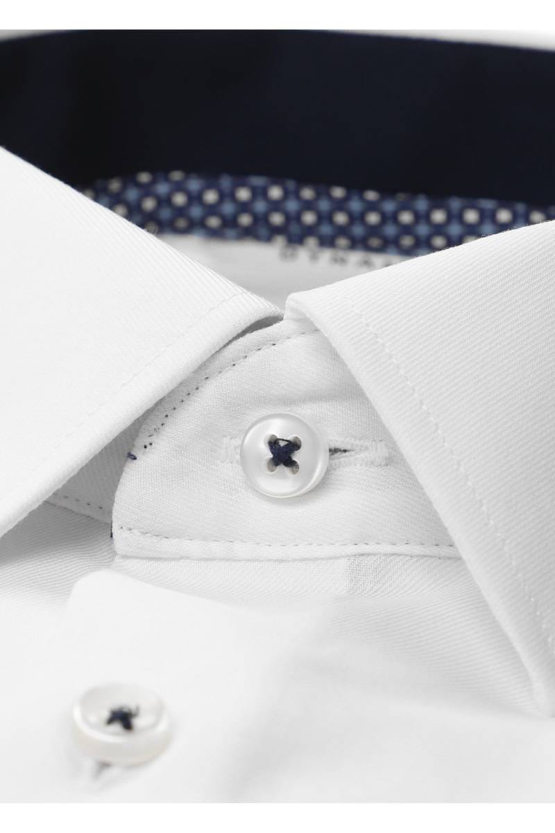 ETERNA Dynamic Cotton Slim Fit Hemd weiss, Einfarbig