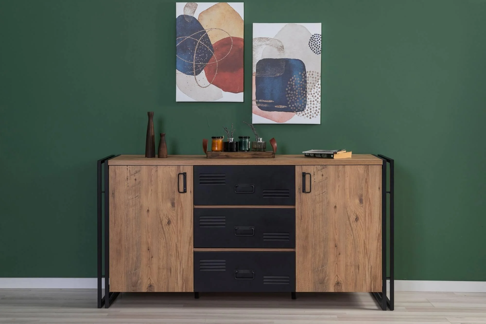 Set van TV-meubel en dressoir Cosmo