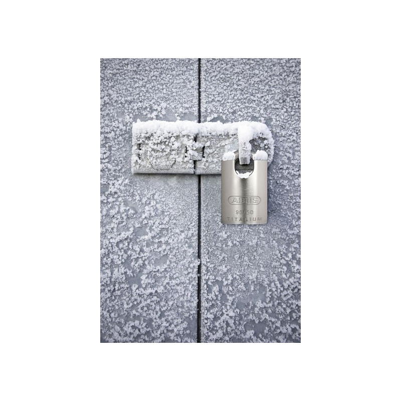 Cadenas TITALIUM 50 mm blindé anse inox ABUS