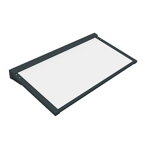 Auvent Isotoit Fixe NEBO (Gris Anthracite - 2.00 x 1.00 m)