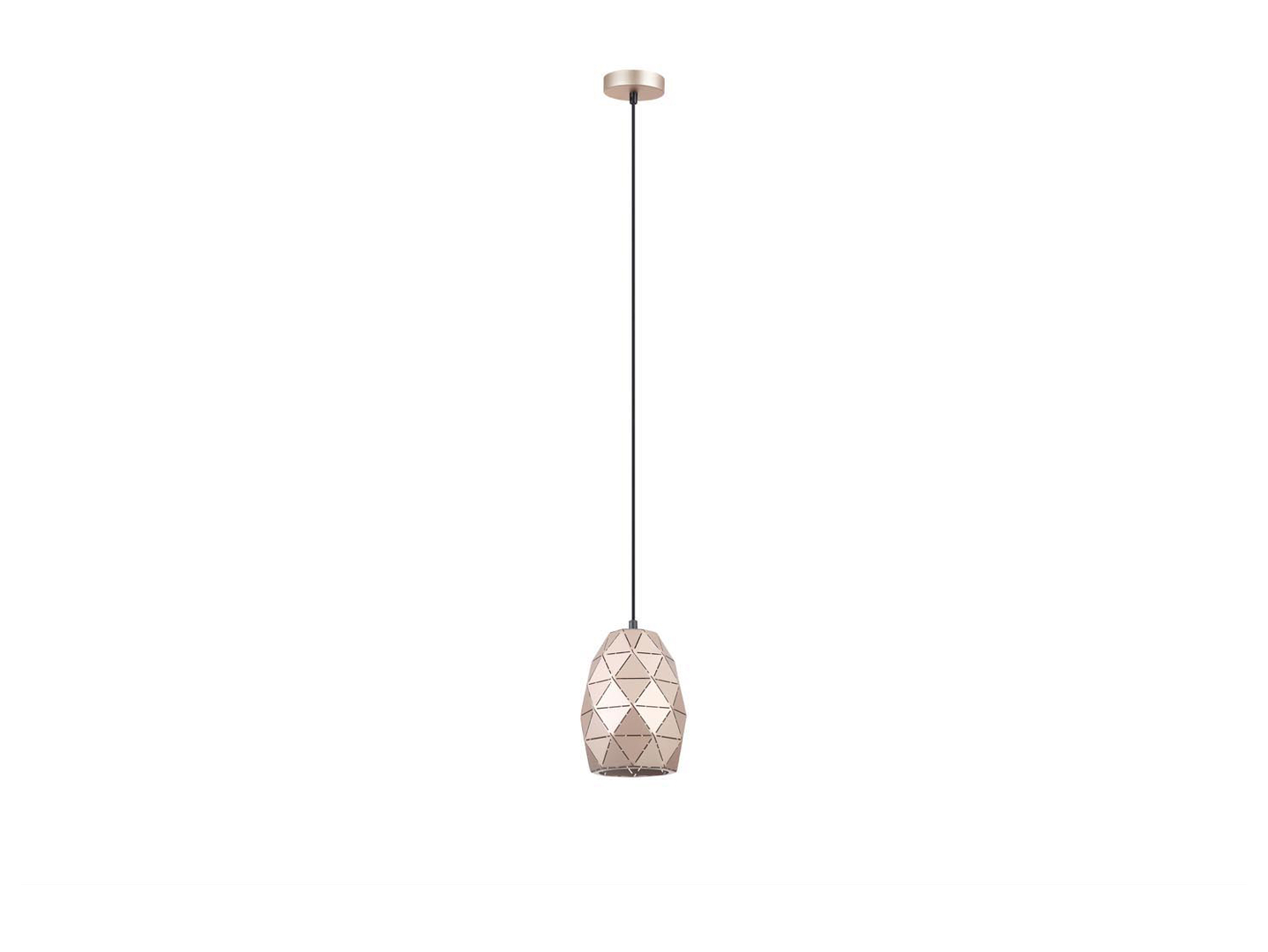 Lampa wisząca Harley stalowa złota