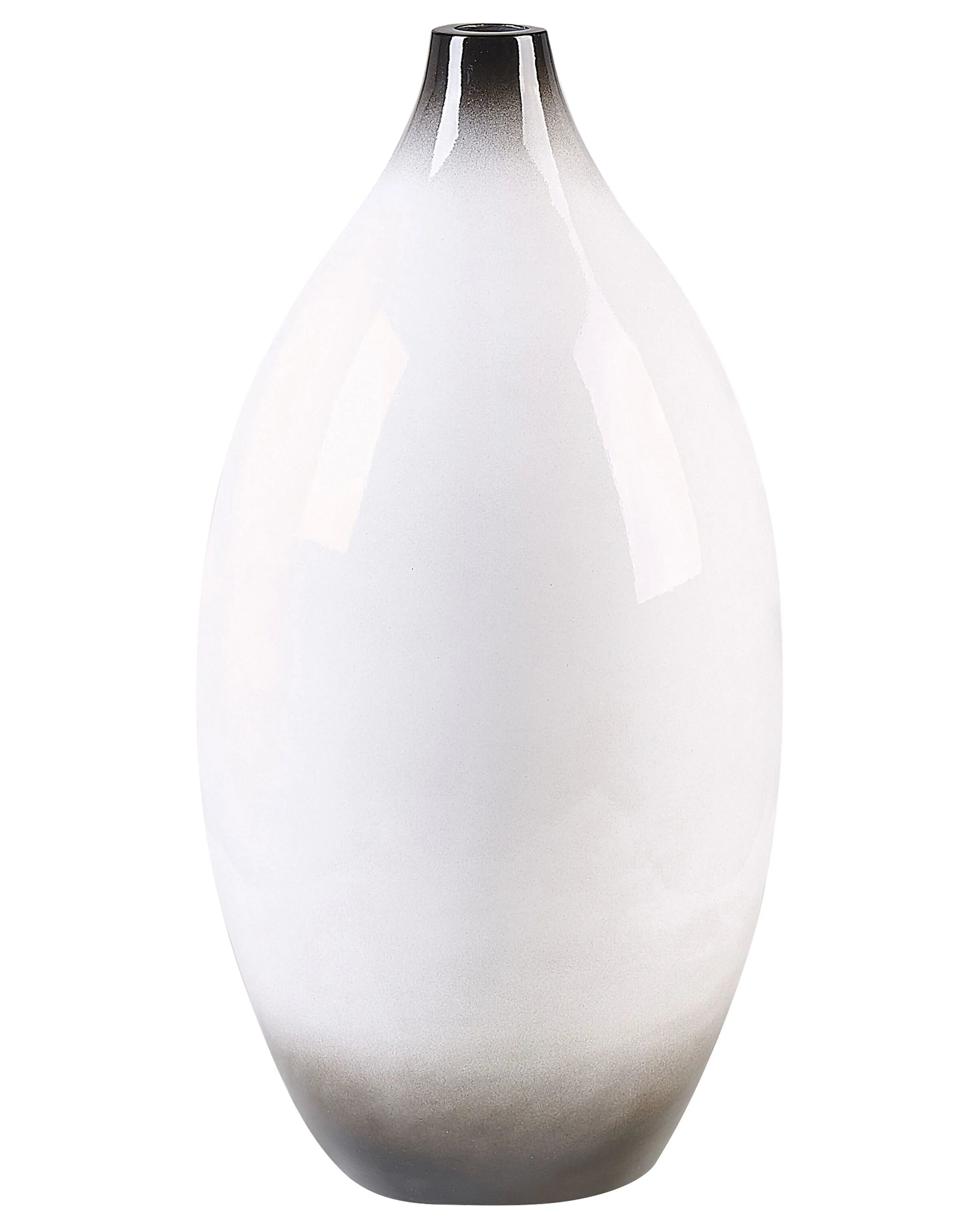 Decorative Vase BAEZA Ceramic 36 cm White