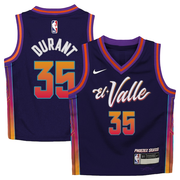 Kevin Durant Phoenix Suns Nike Toddler 2023/24 Swingman Replica Jersey - City Edition - Purple