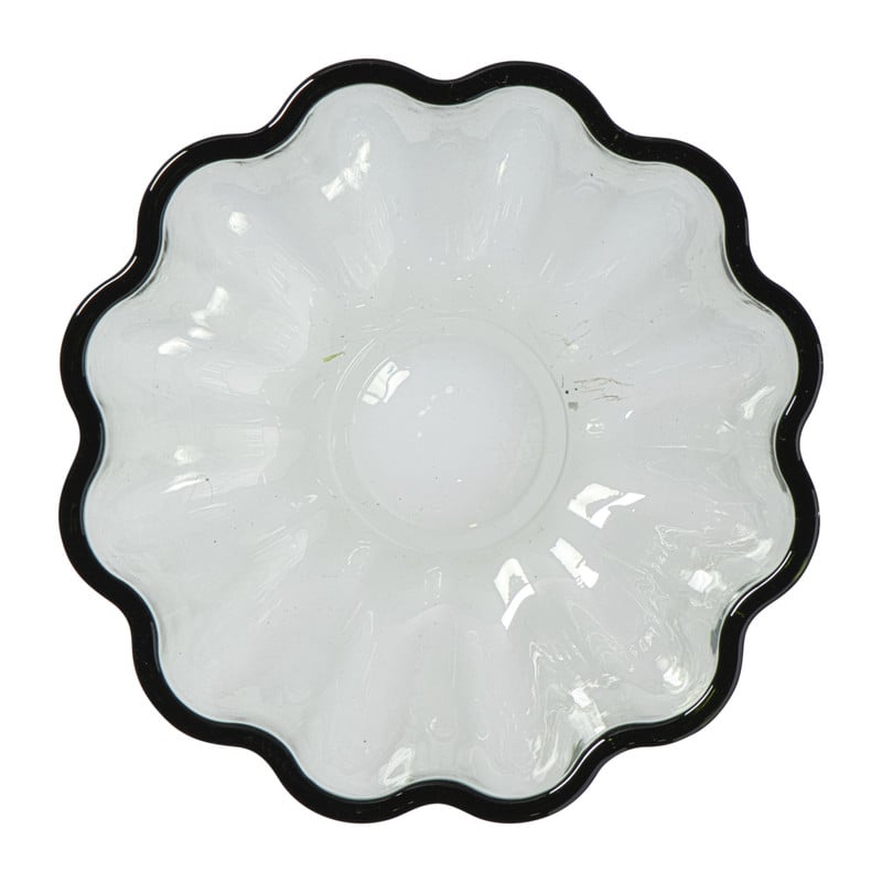 Schaaltje clover klein - groen - &Oslash;13x5.5 cm