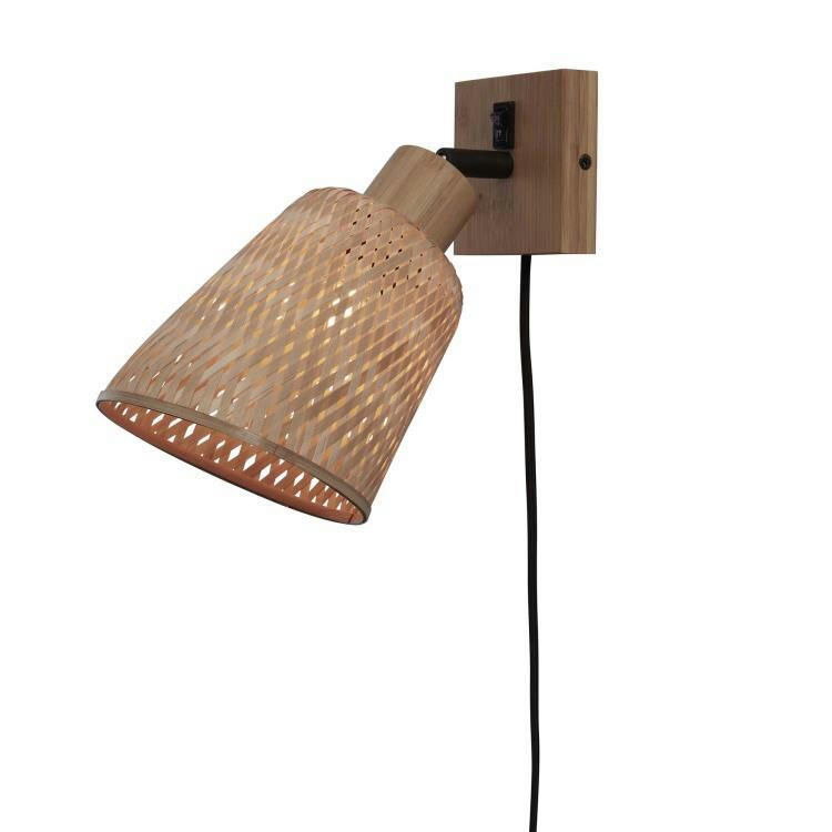 JAVA - Applique bambou  naturel, h. 22cm