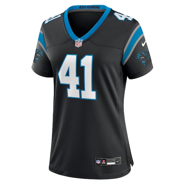 Spencer Brown Carolina Panthers Nike Women's Team Game Jersey - Black