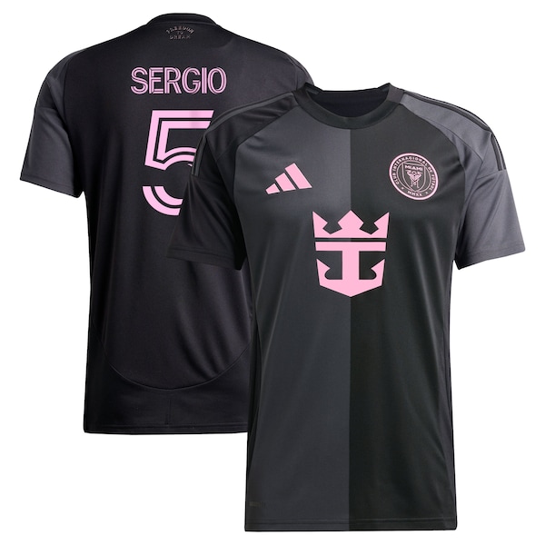 Sergio Busquets Inter Miami CF adidas 2025 The Fortitude Kit Replica Player Jersey - Black