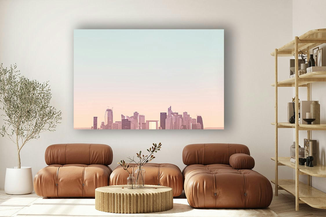 SKYLINE - Photographie d'art de Laura Sanchez 30x45 cm sur plexi