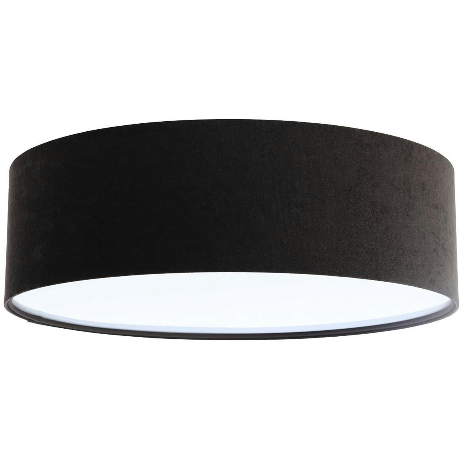 DEKO - Plafonnier Tissu Noir