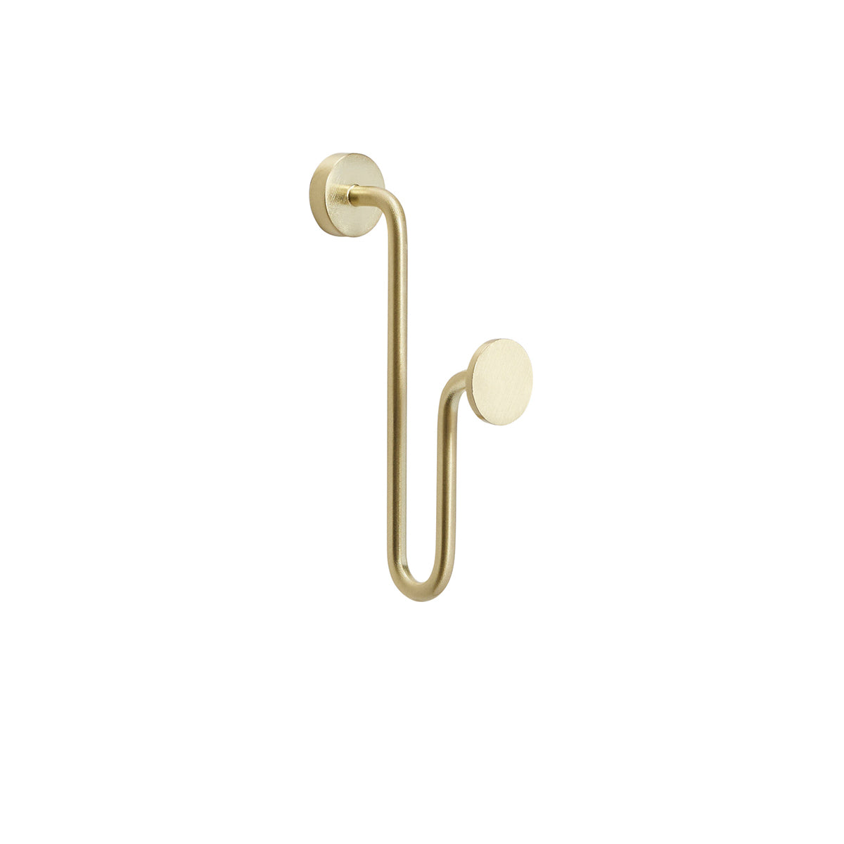 Hübsch haak Swing - ijzer - 7x2,5xh13cm
