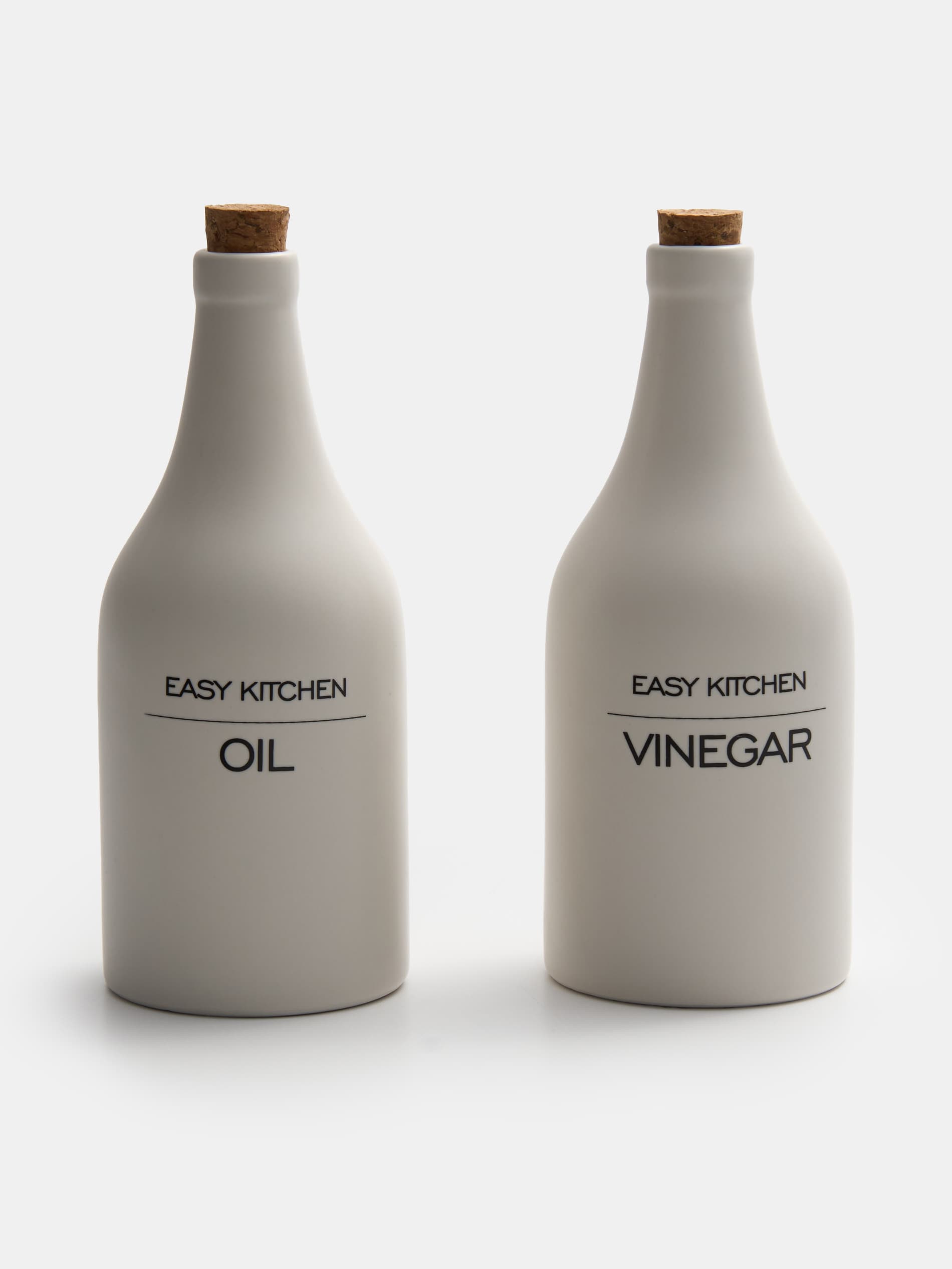 Ceramiczne butelki na ocet i olej 2 pack