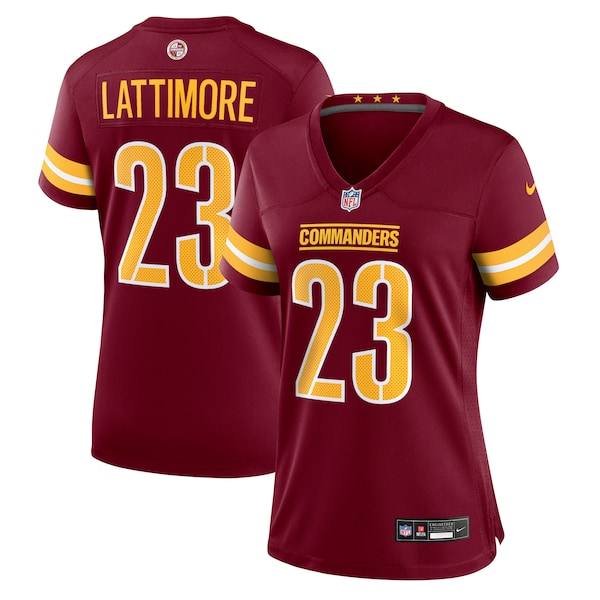 Marshon Lattimore Washington Commanders Nike Women's  Game Jersey -  Burgundy/White