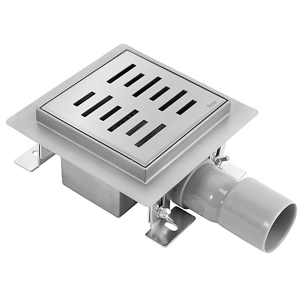 Drain Linéaire Rea Line 12X12 Brush Steel