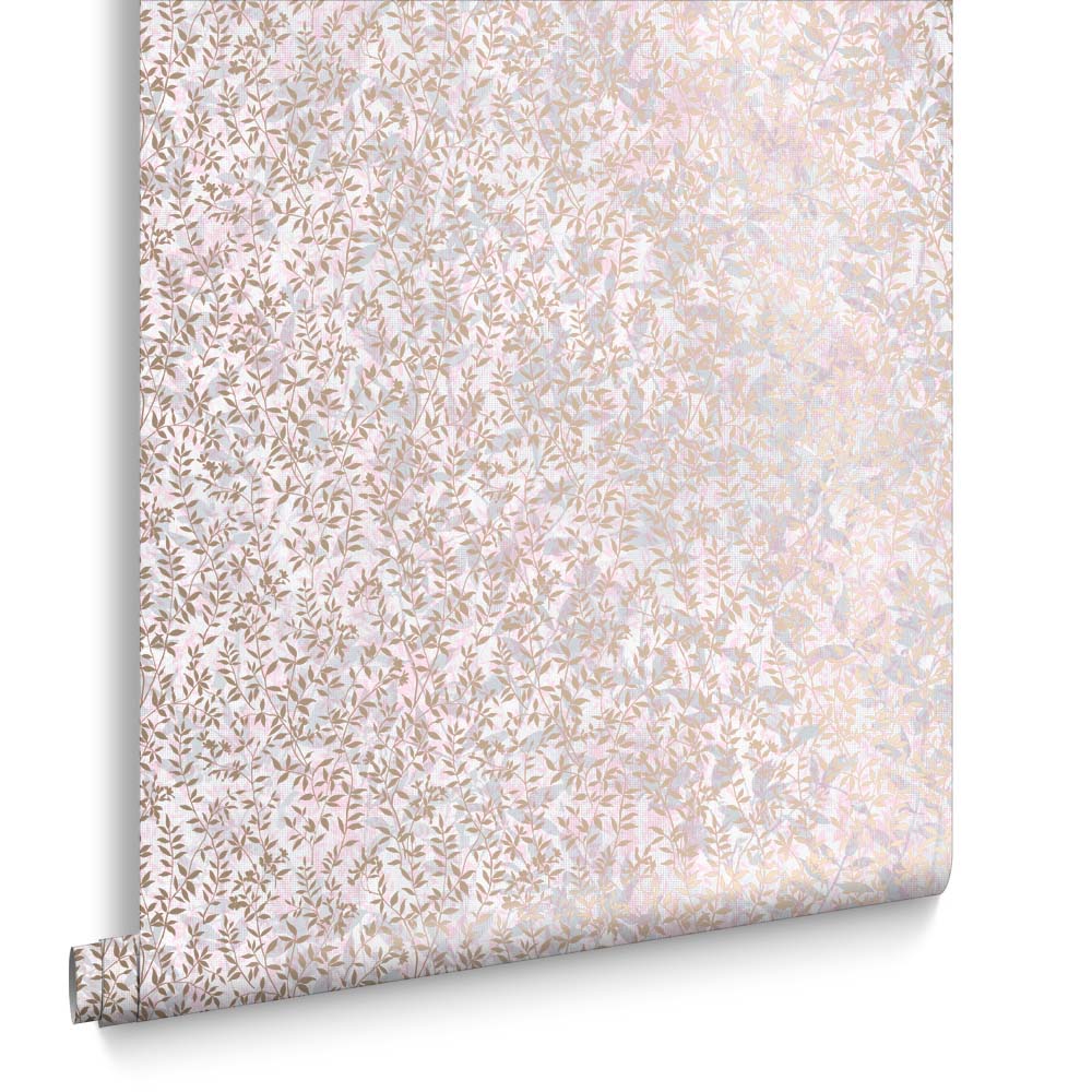 Graham & Brown Vliesbehang - Botany Soft Rose Gold - 10mx52cm