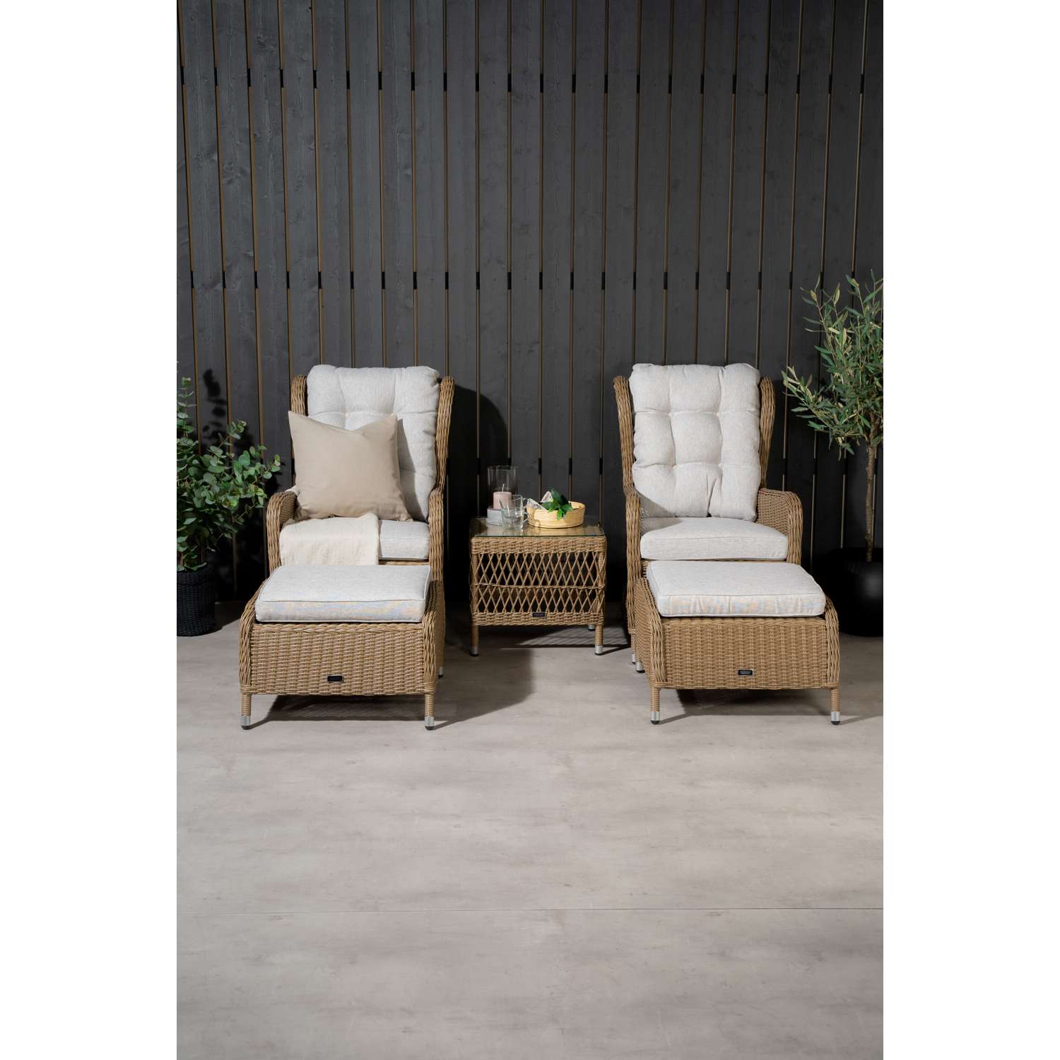 Venture Home Washington Loungeset - Natuur