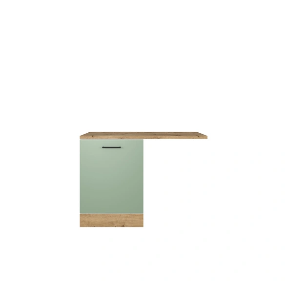 Geschirrspüler-Paket »Cara«, BxHxT: 110 x 85 x 60 cm, Dekor: Schilfgrün matt / Artisan Eiche