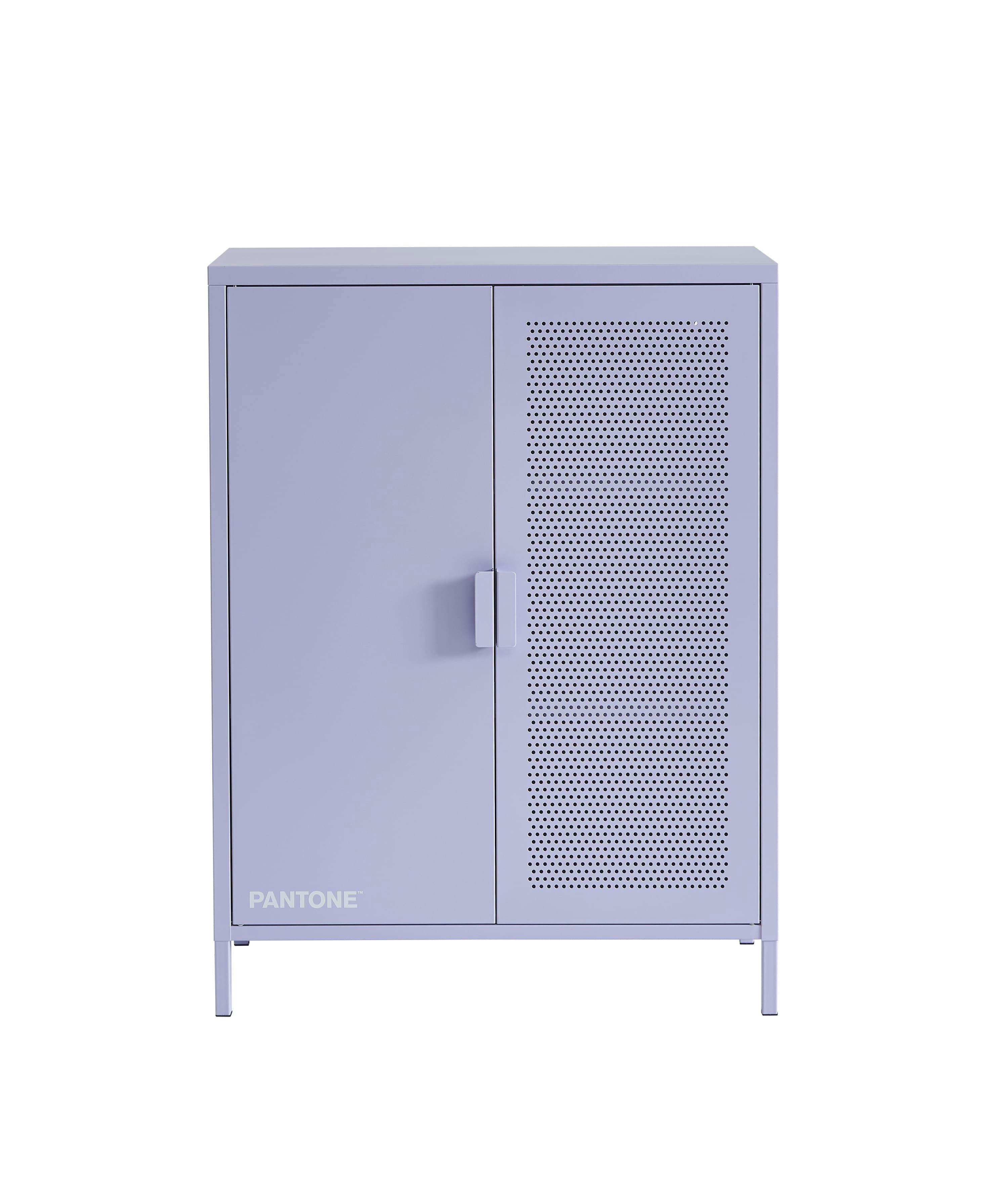 PANTONE - Buffet  métal lilas h100cm